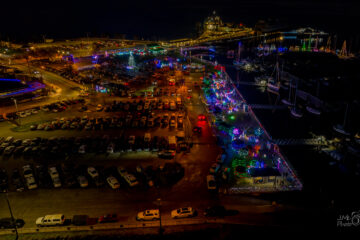 Arial view of Kingston Lights